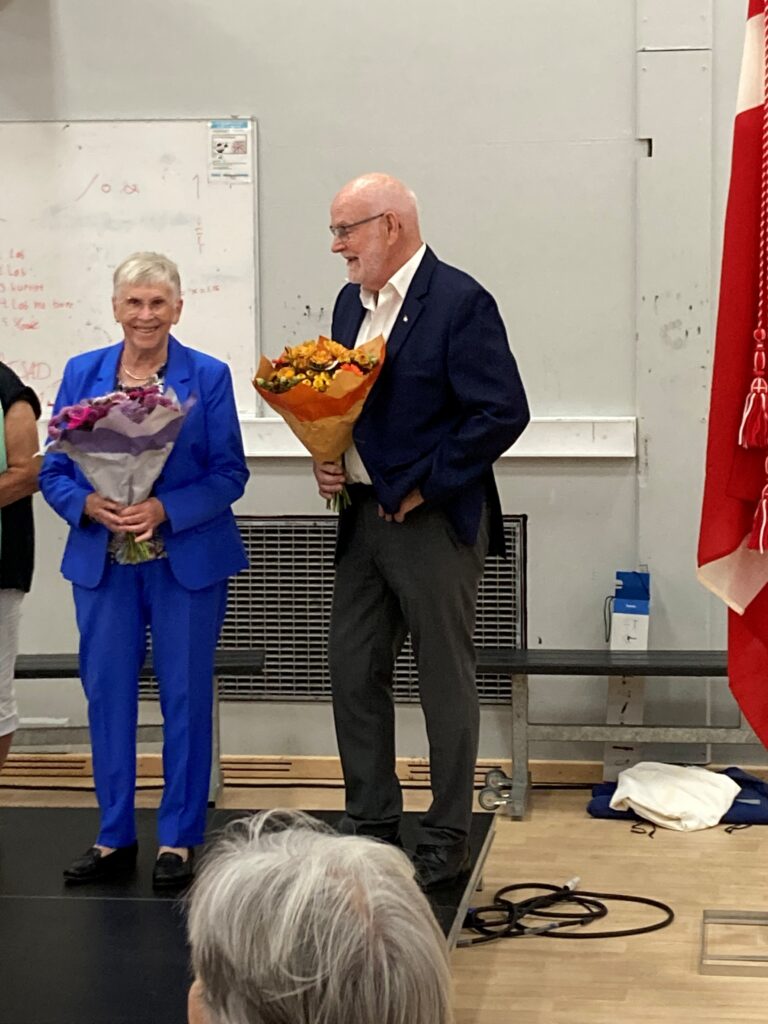 Vores jubilarer som har danset / undervist i mere end 25 år og som blev hædret.